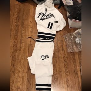 Polo Ralph Lauren double knit set hoodie and joggers